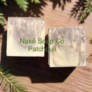 Patchouli Tallow Body Wash Bar  - Gray and Cream
